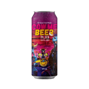 Cerveja Cow me Beer Pilsen 473ml -Venda em múltiplo de 6 unidades.