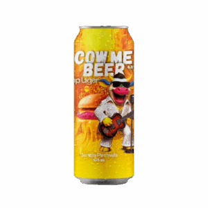 Cow Me Beer Hop Lager 473ml - Venda em múltiplos de 6 unidades.